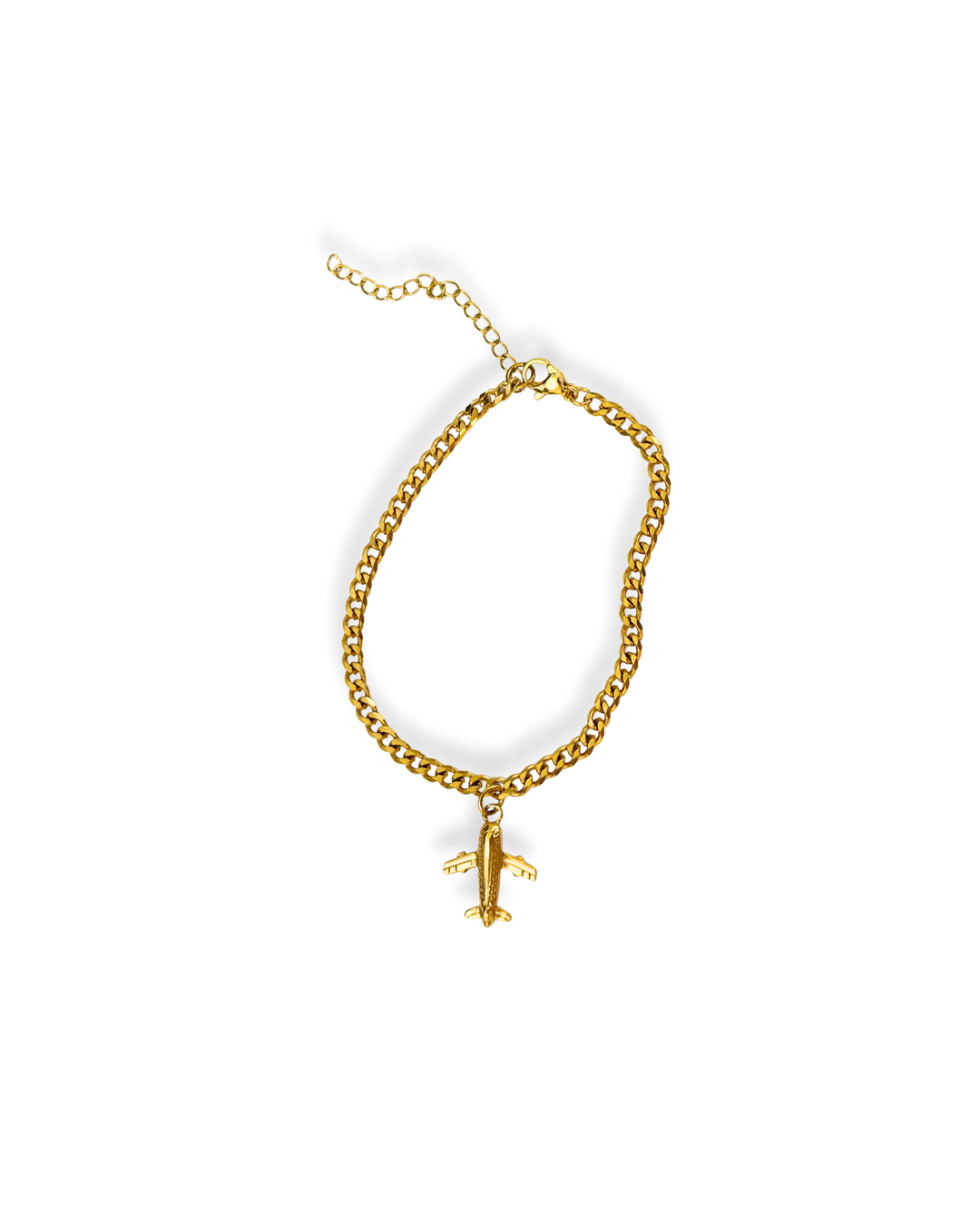 AirAsia Airplane Gold Bracelet