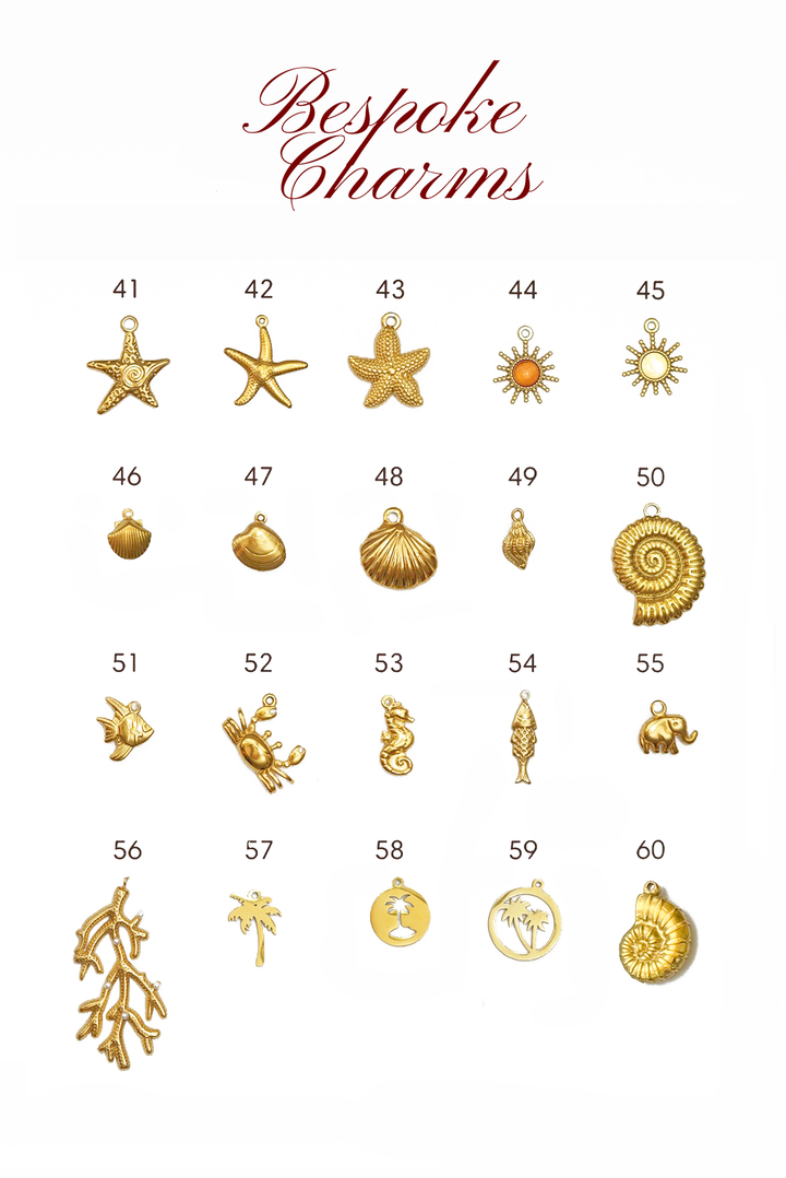 Carabiner &amp; Spring Clasp Gold Necklace Bespoke Charms