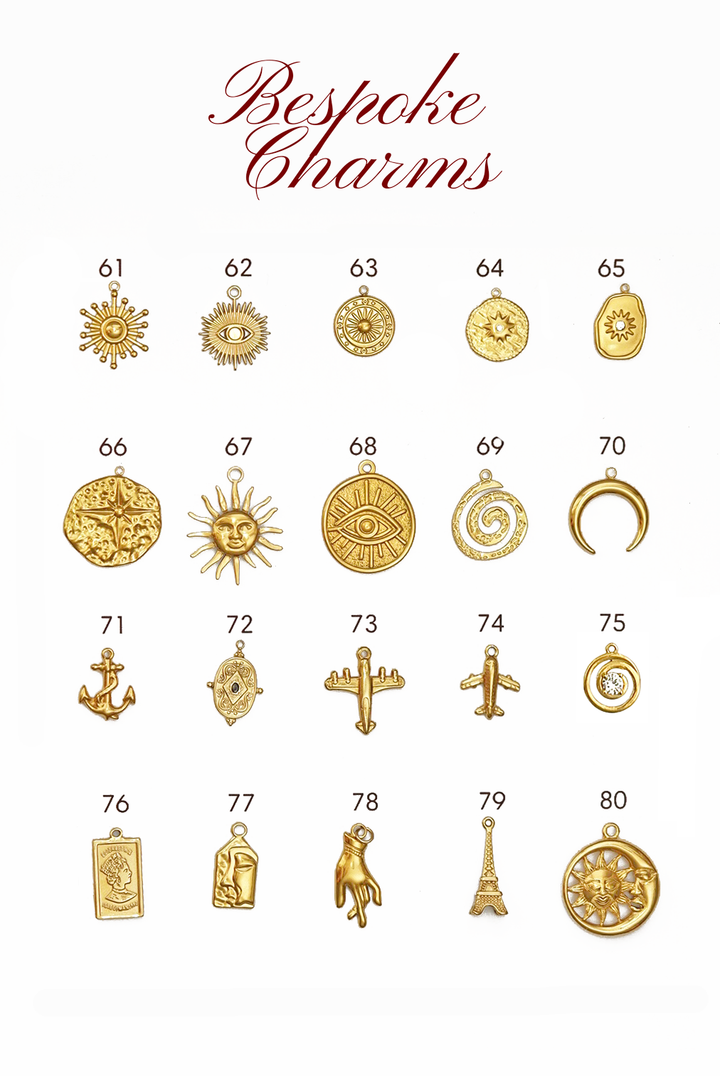 Carabiner &amp; Spring Clasp Gold Necklace Bespoke Charms