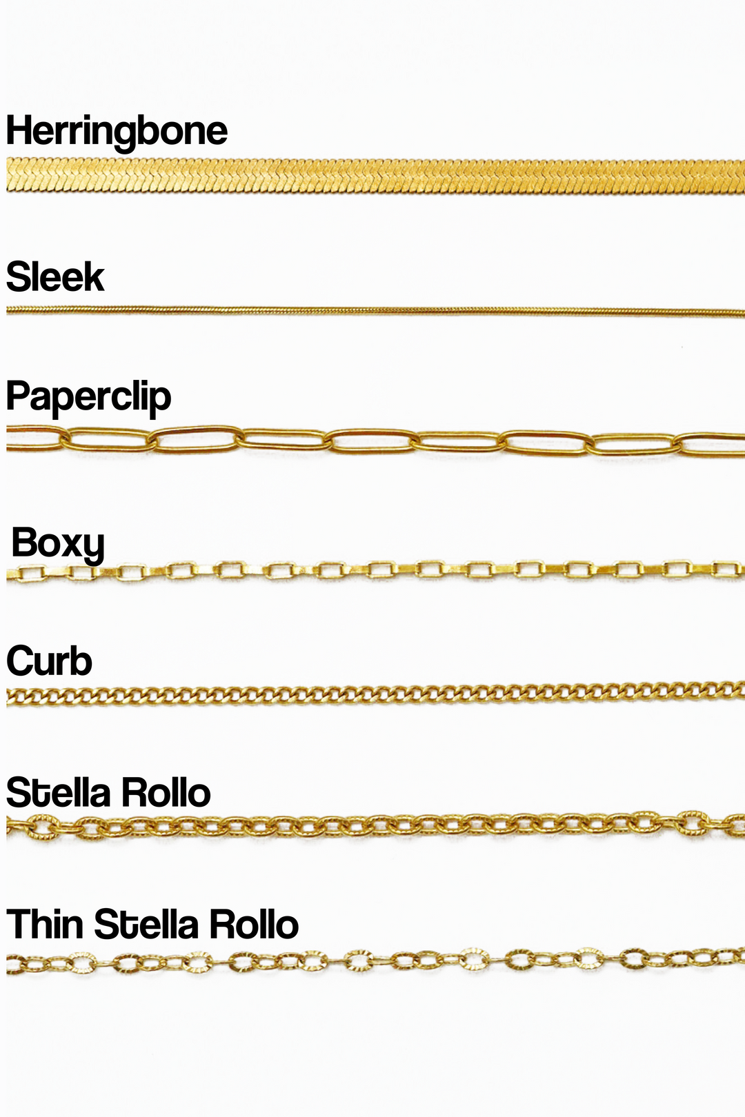 Carabiner &amp; Spring Clasp Gold Necklace Bespoke Charms
