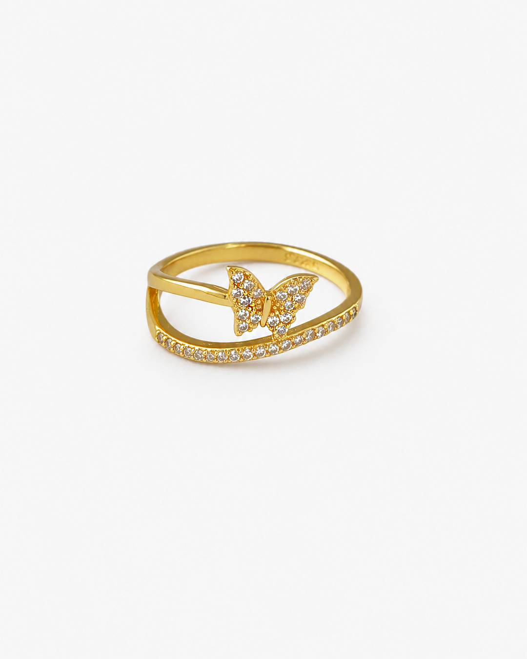 Elise Butterfly Sparkling Ring