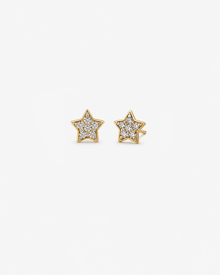 Stellaire Gold Studs
