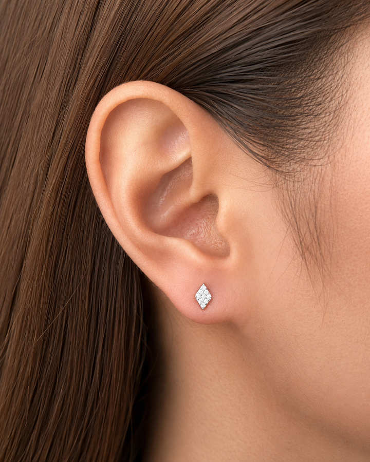 Amanda Silver Studs