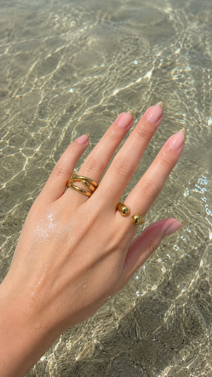 Gaia Teardrop Ring