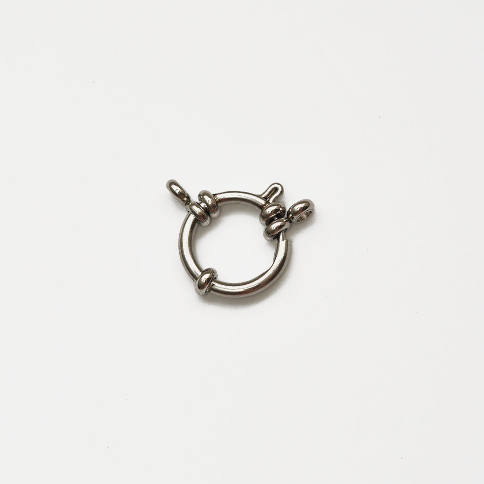 Spring Ring Clasp Silver