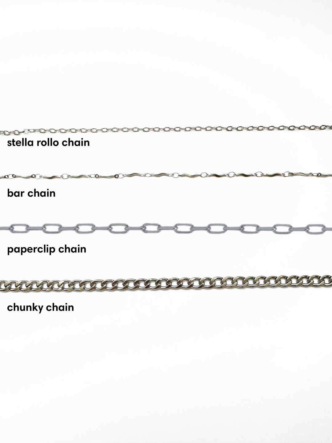 [Pre-order] Bespoke Charms Gold Necklace in Carabiner &amp; Spring Clasp