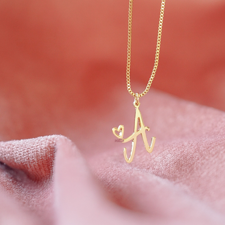 Exclusive Initial Heart Personalized Necklace