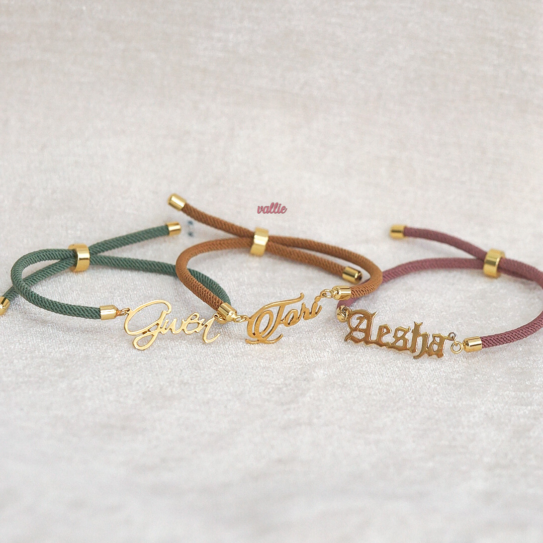 Girlies Friendship Personalized Bracelet