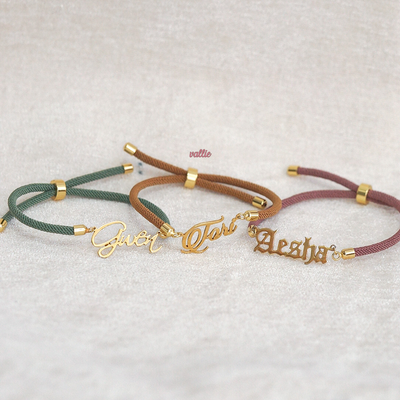 Girlies Friendship Personalized Bracelet