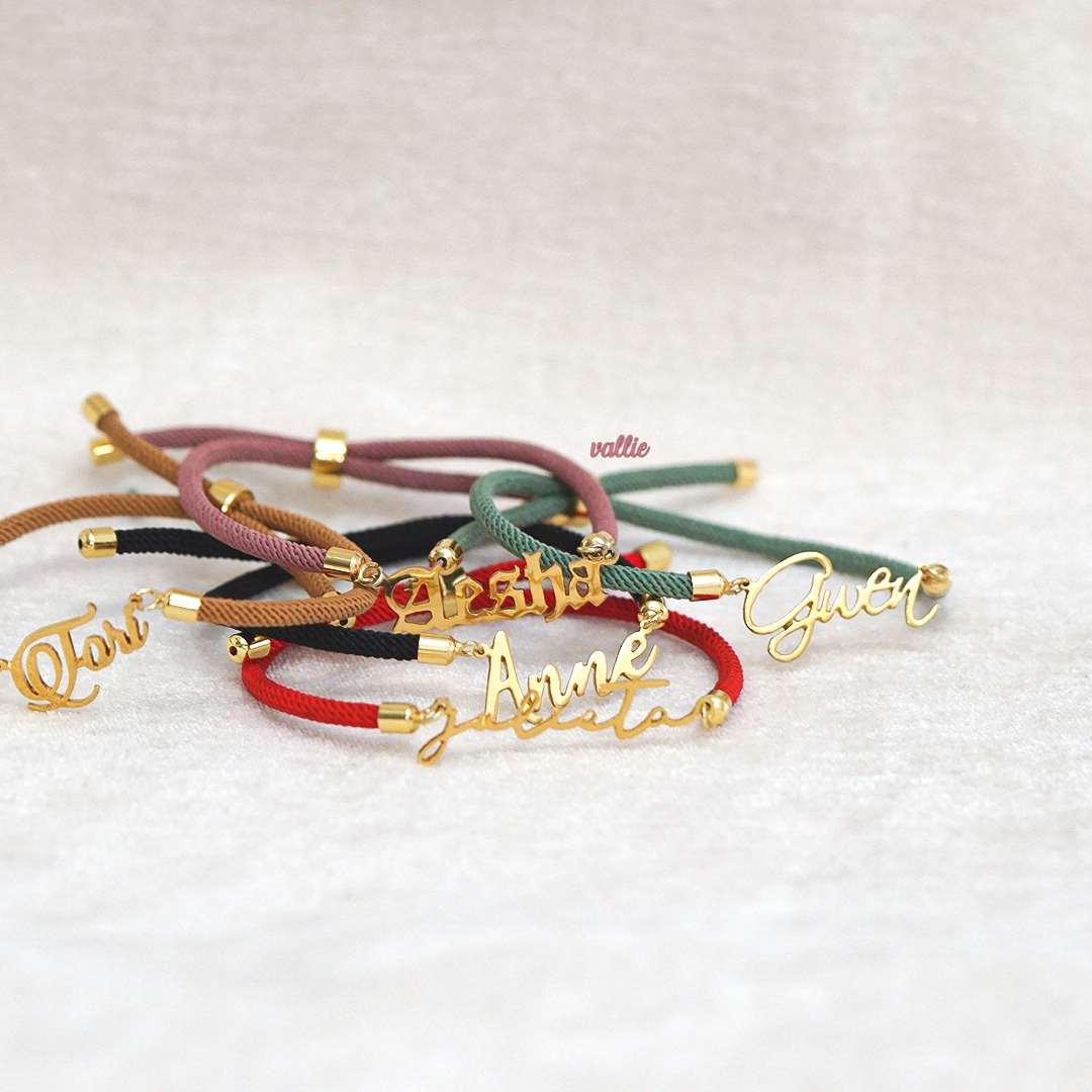 Girlies Friendship Personalized Bracelet