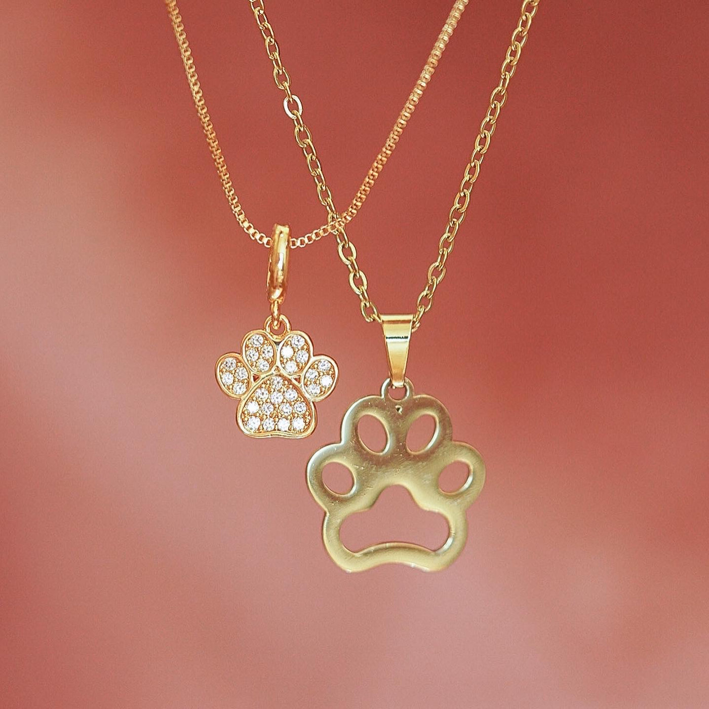 Furry Fwend Paw Necklace