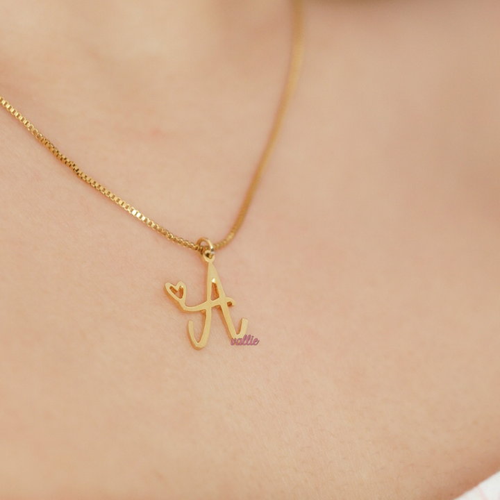 Exclusive Initial Heart Personalized Necklace
