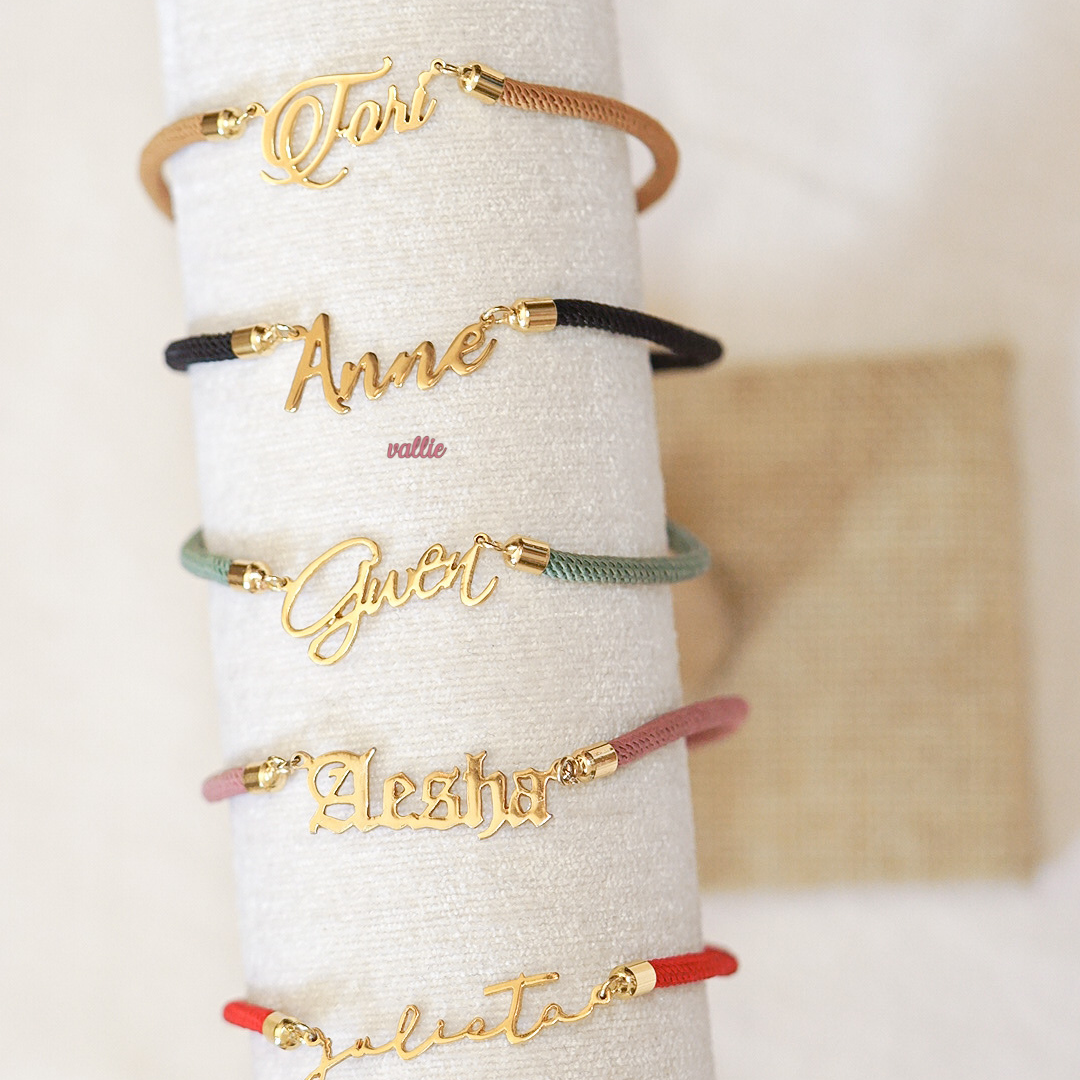 Girlies Friendship Personalized Bracelet