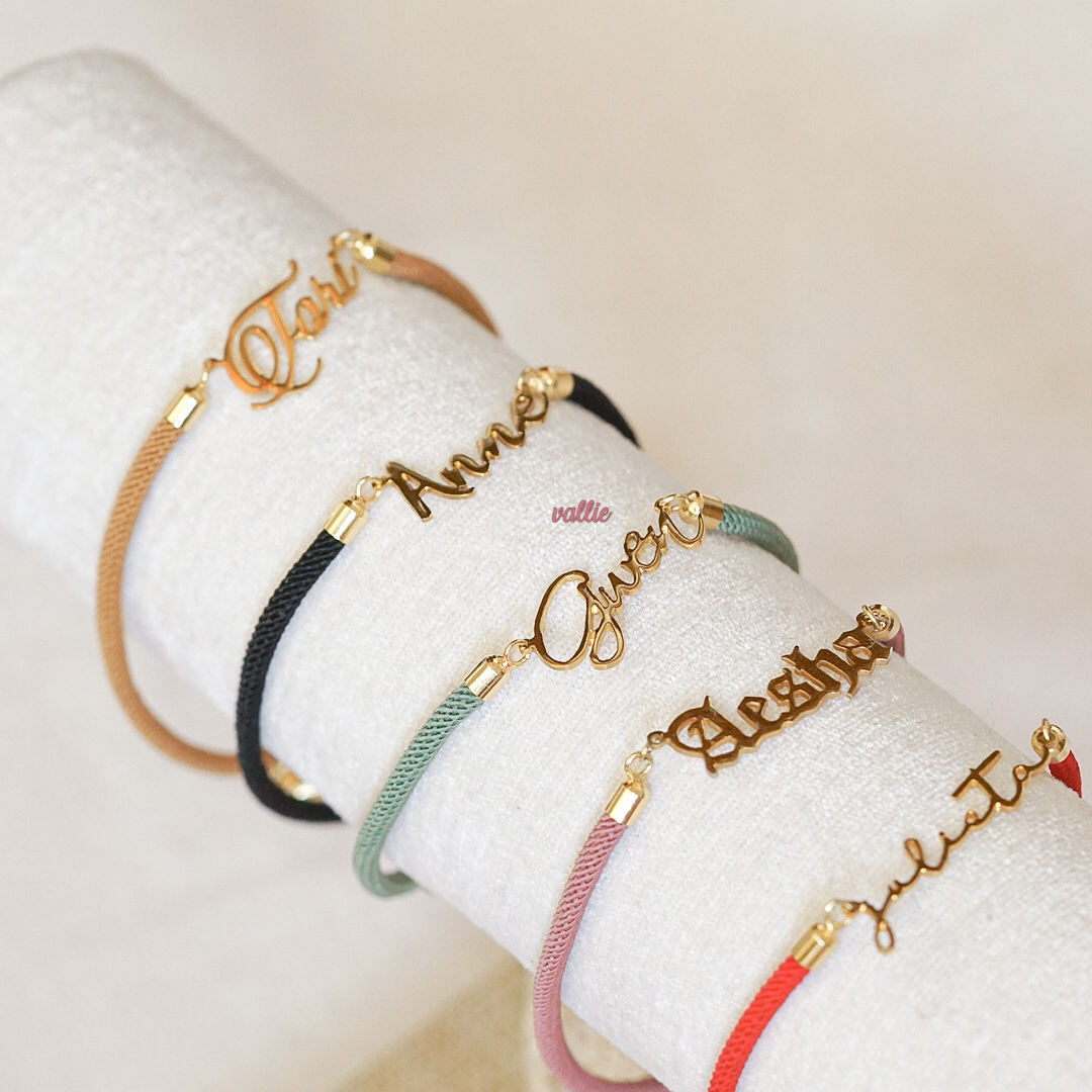 Girlies Friendship Personalized Bracelet