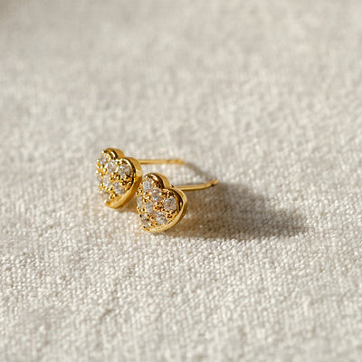 Sweetheart Gold Studs