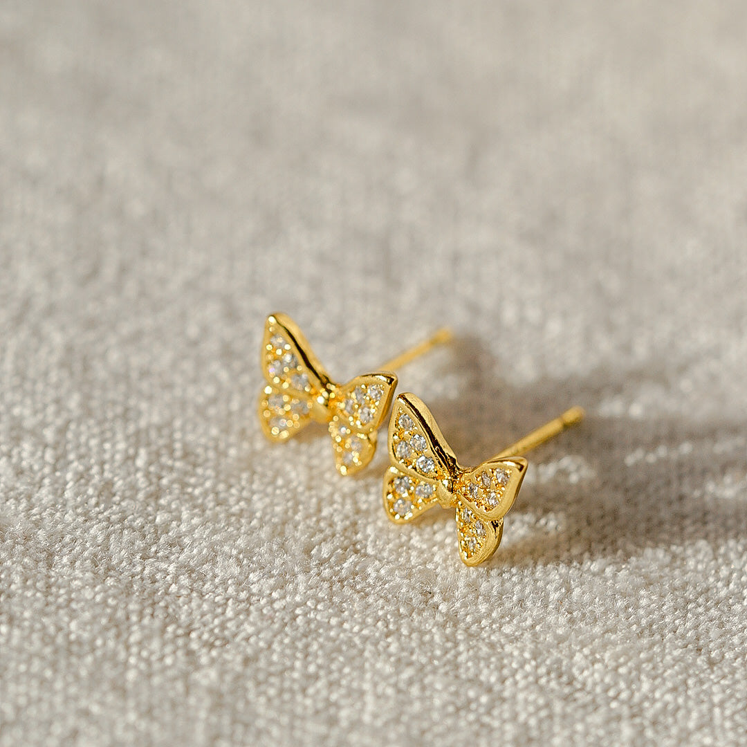 Jennie Butterfly Gold Studs