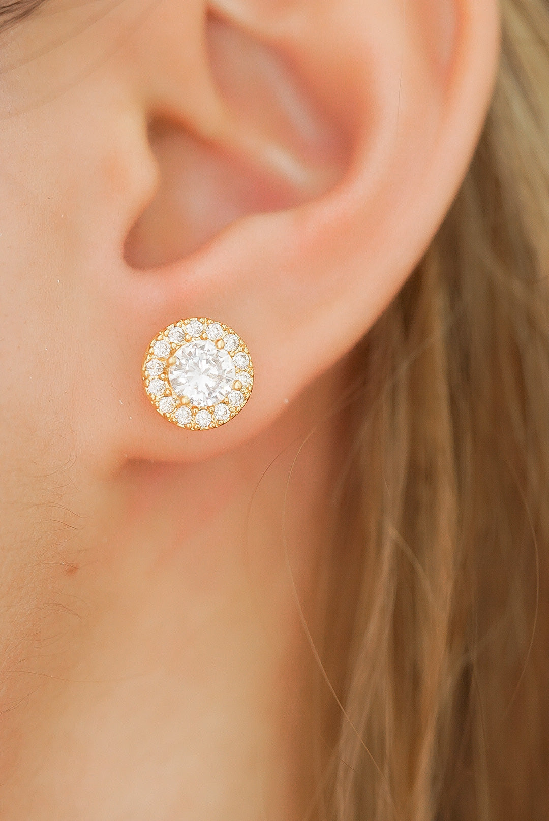 Love Marie Gold Studs