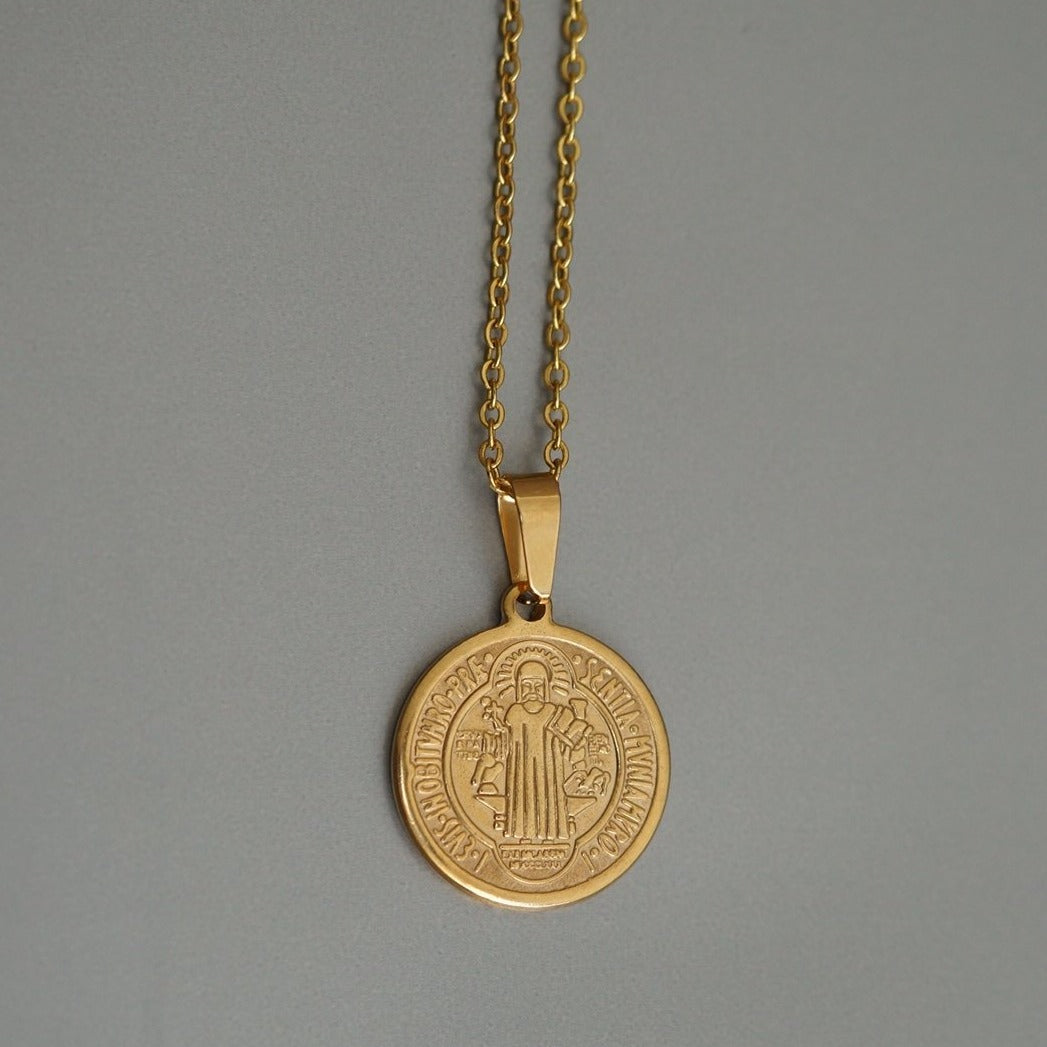 Holy St. Benedict Men Necklace