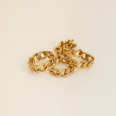 Classic Chain Gold Ring