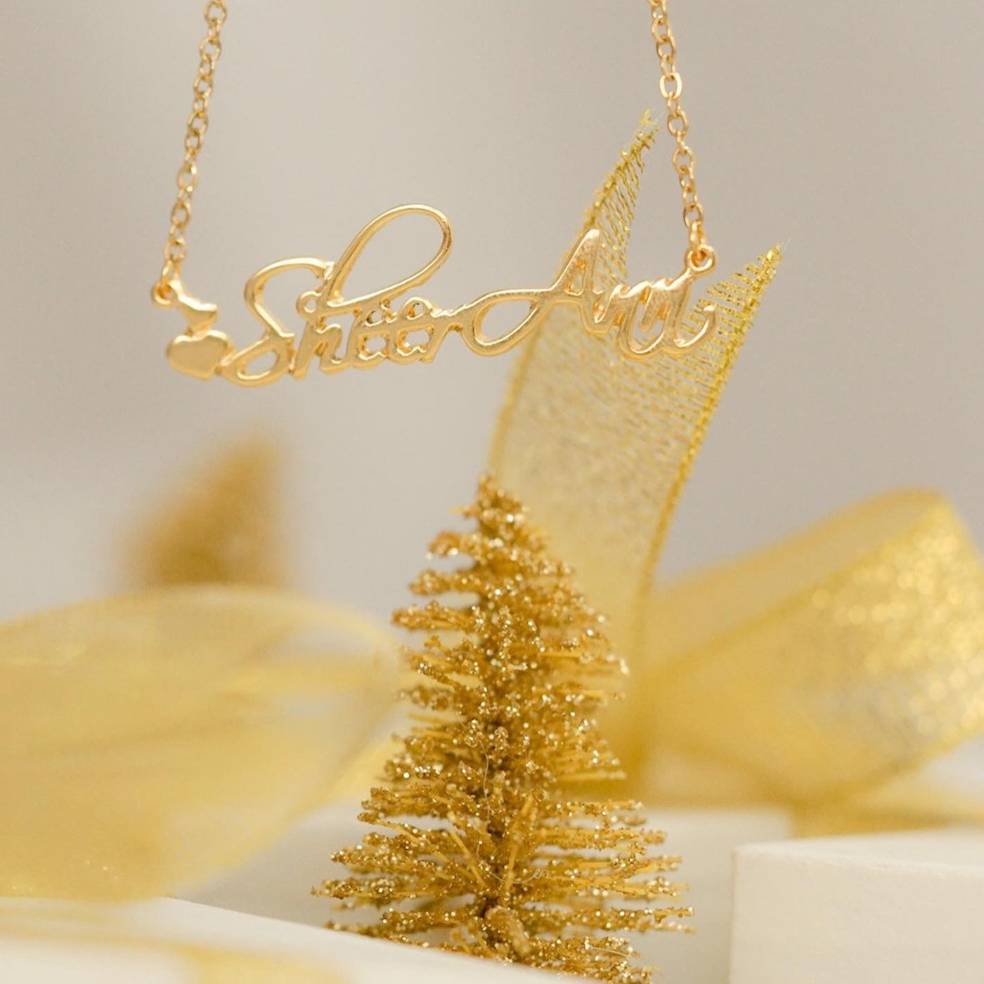 Personalized Heart Name Necklace