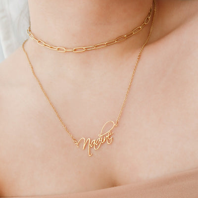 Paperclip Chain Choker